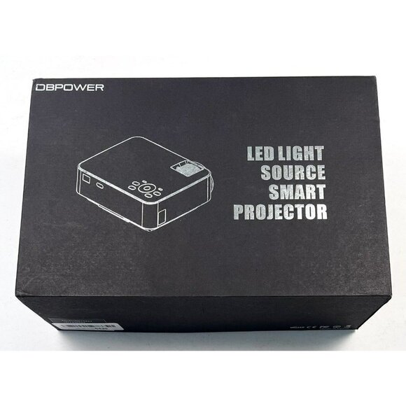 DBPOWER LED Light Source Smart Mini Projector Model T20 SKU: PJ0703 Tested EUC - Picture 14 of 16